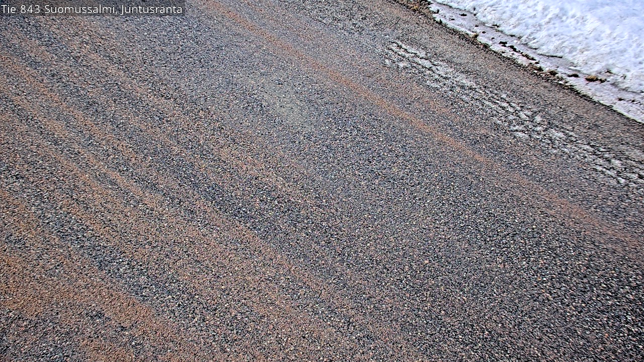 Kelikamerat Kuva Tie 843 Suomussalmi, Juntusranta, Suomussalmi, Kainuu