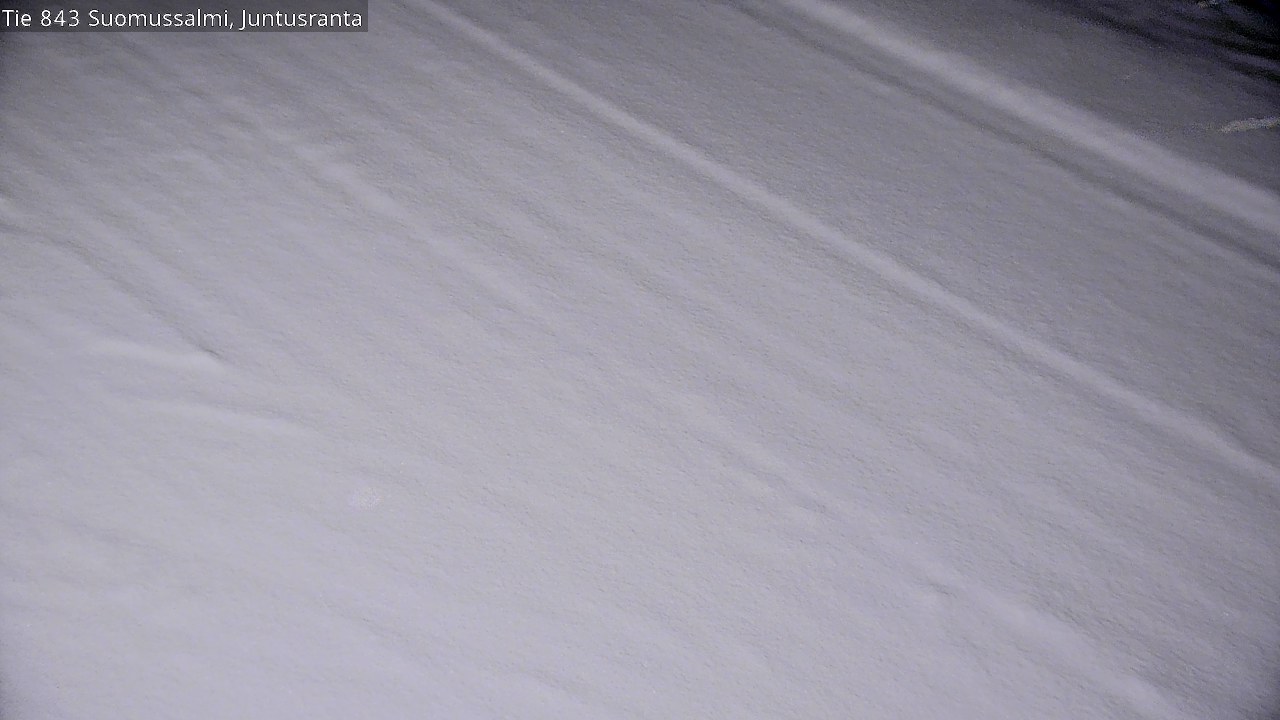 Weather Camera Image Road 843 Suomussalmi, Juntusranta, Suomussalmi, Kainuu