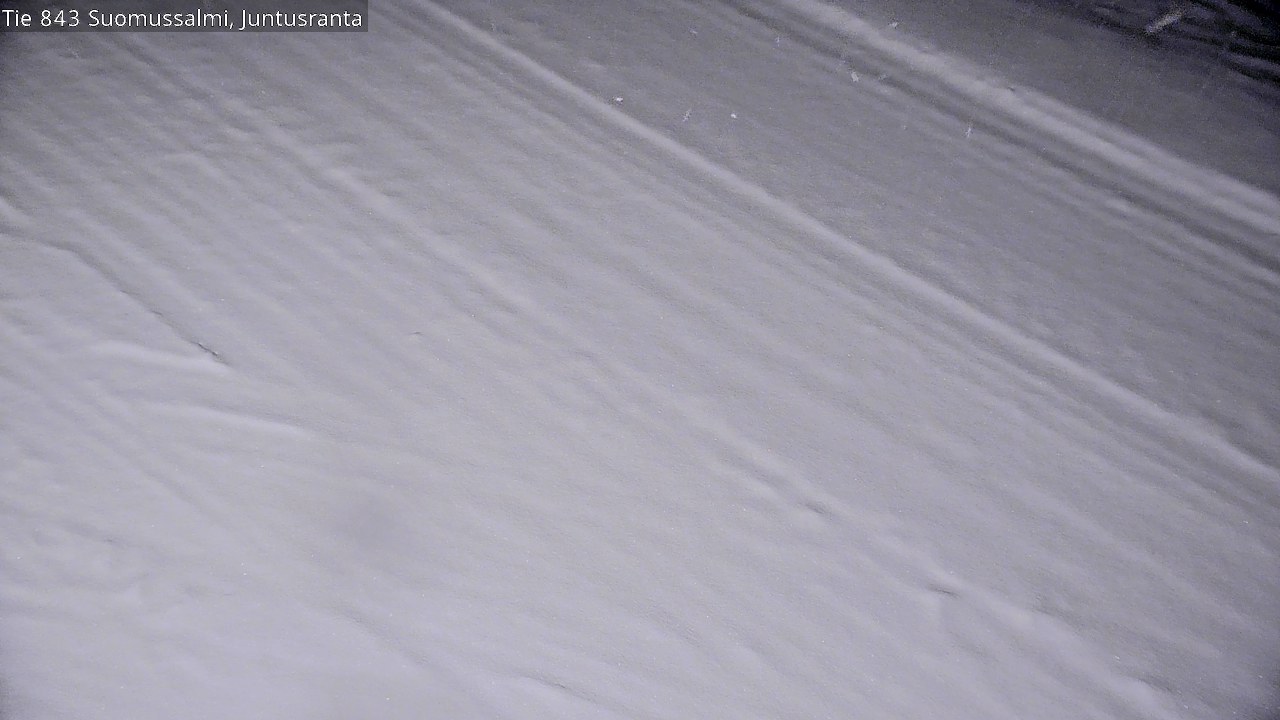 Weather Camera Image Road 843 Suomussalmi, Juntusranta, Suomussalmi, Kainuu