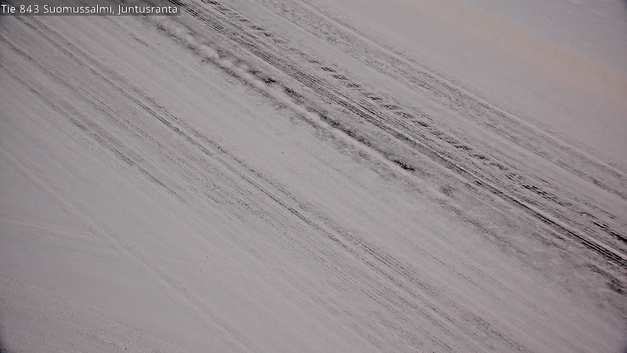 Weather Camera Image Road 843 Suomussalmi, Juntusranta, Suomussalmi, Kainuu