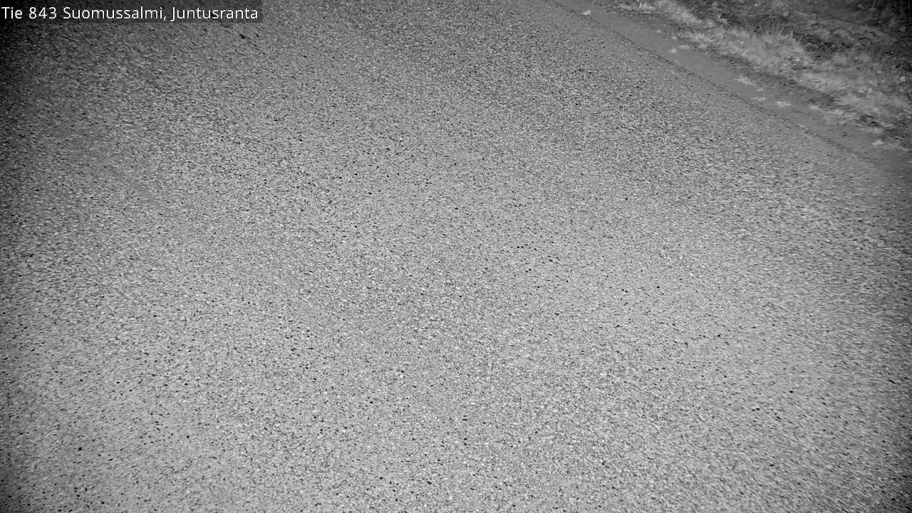 Weather Camera Image Väg 843 Suomussalmi, Juntusranta, Suomussalmi, Kainuu