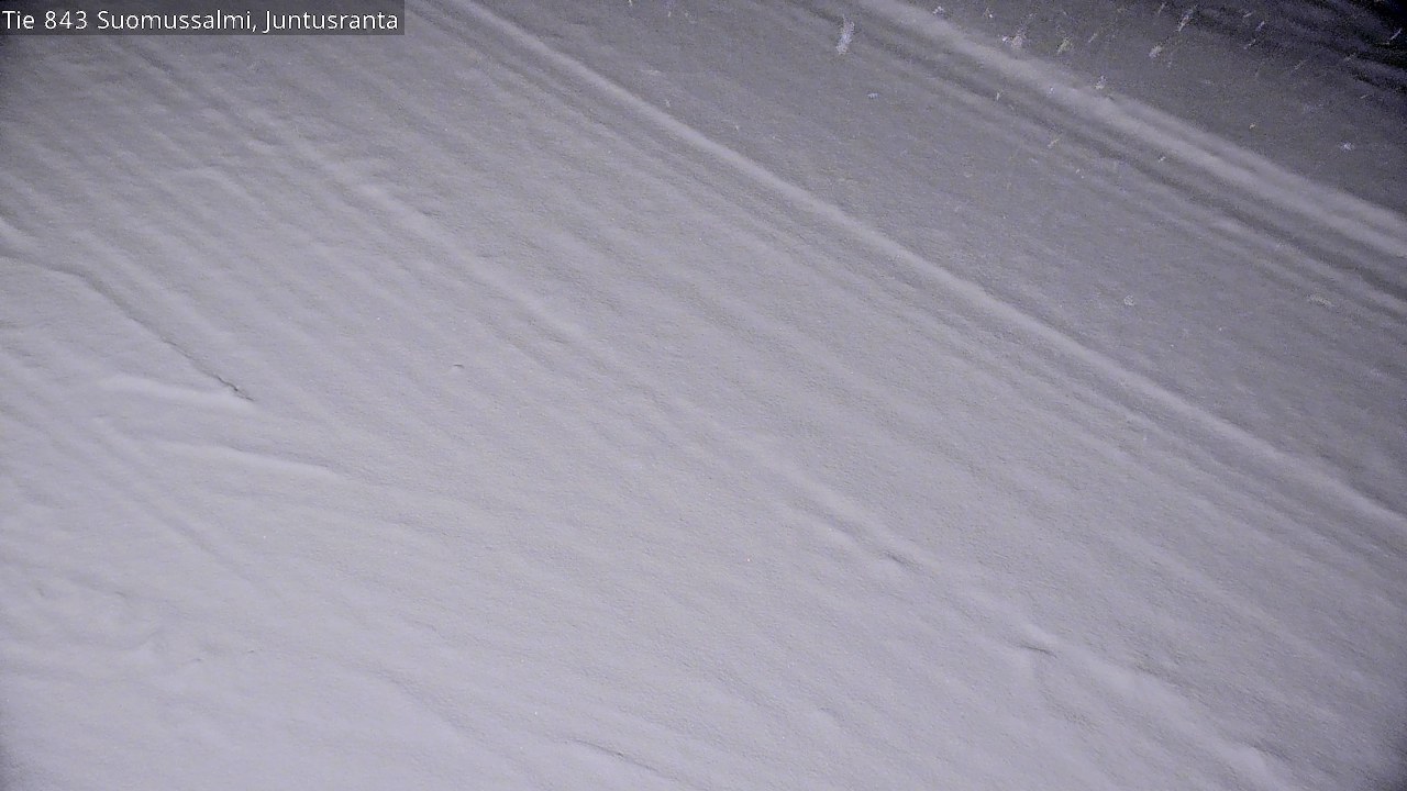 Weather Camera Image Road 843 Suomussalmi, Juntusranta, Suomussalmi, Kainuu