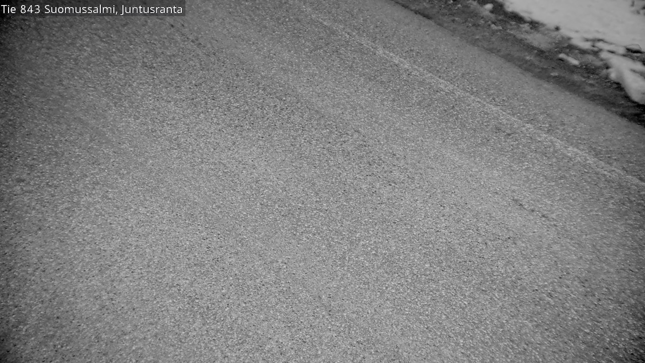 Weather Camera Image Road 843 Suomussalmi, Juntusranta, Suomussalmi, Kainuu