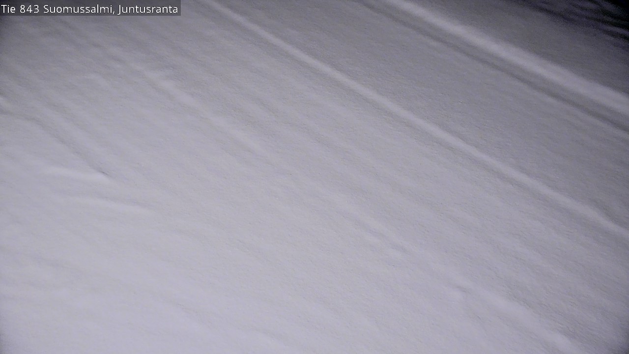 Weather Camera Image Road 843 Suomussalmi, Juntusranta, Suomussalmi, Kainuu