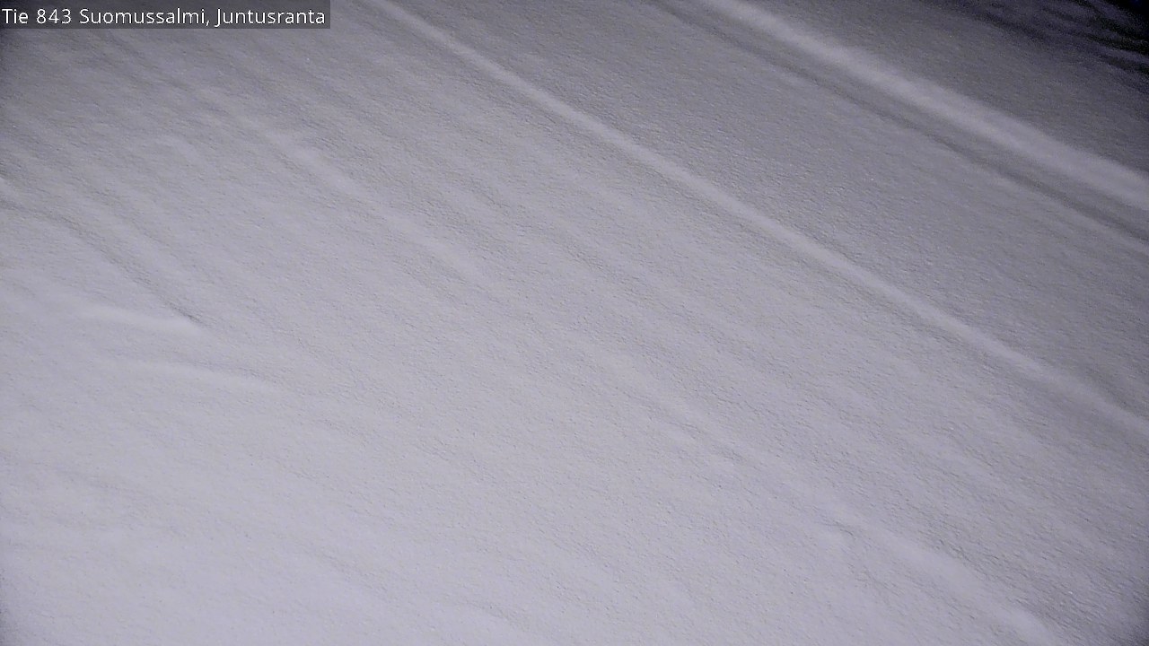 Weather Camera Image Road 843 Suomussalmi, Juntusranta, Suomussalmi, Kainuu