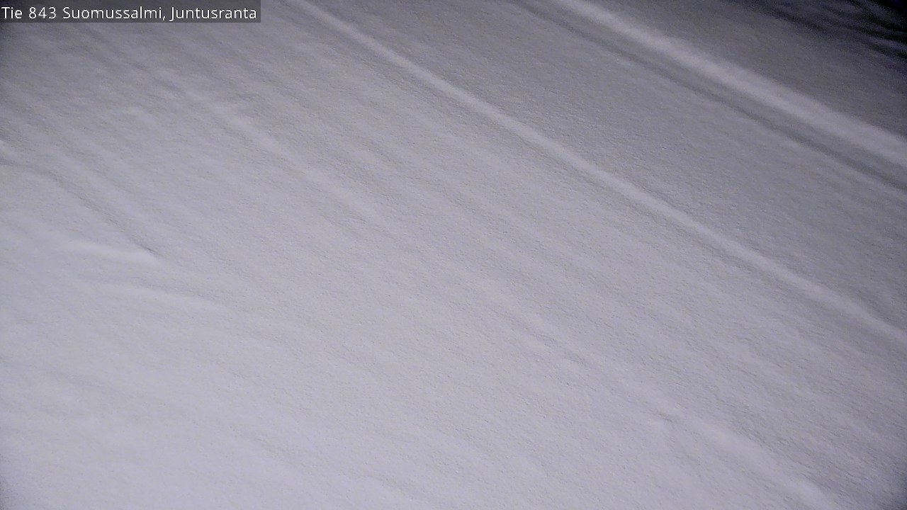 Weather Camera Image Road 843 Suomussalmi, Juntusranta, Suomussalmi, Kainuu