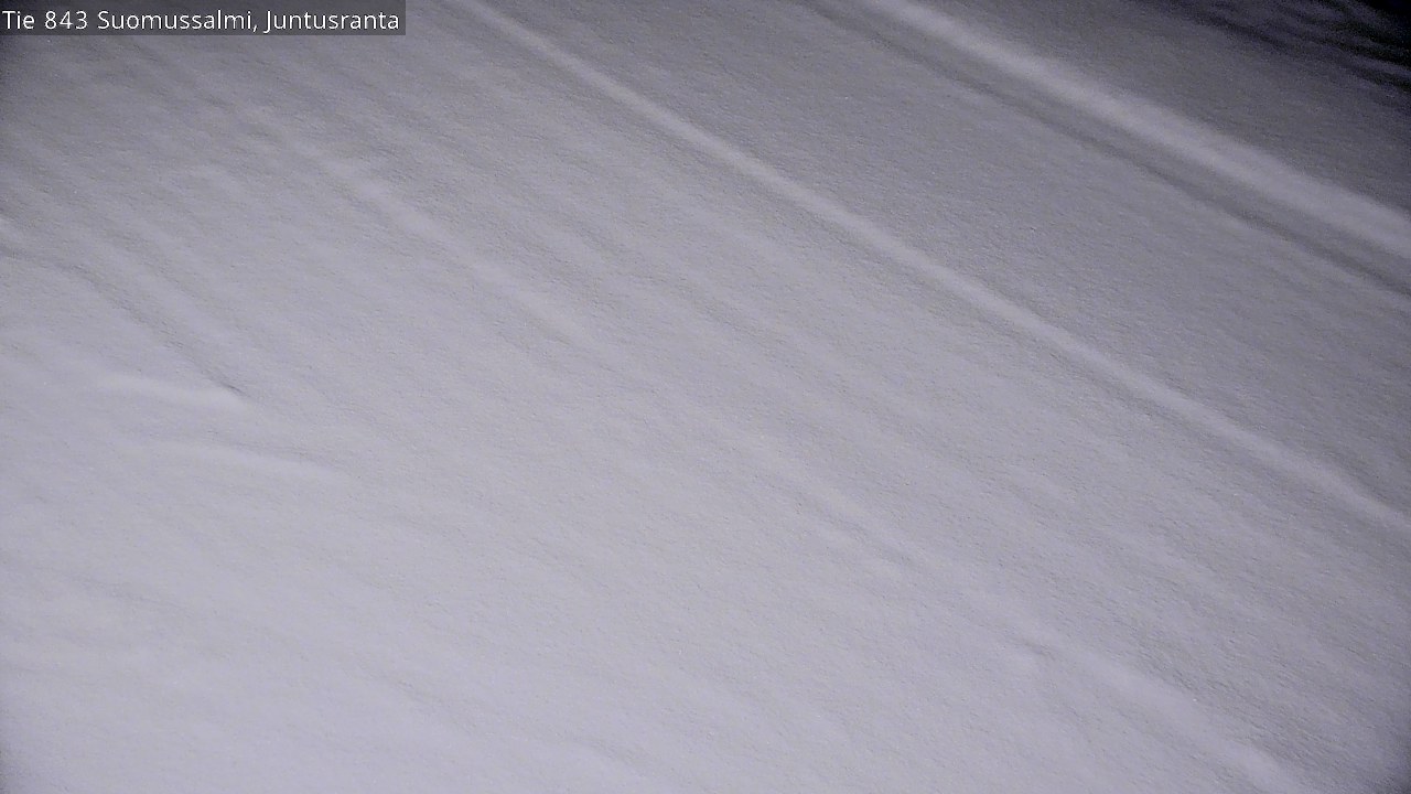 Weather Camera Image Road 843 Suomussalmi, Juntusranta, Suomussalmi, Kainuu