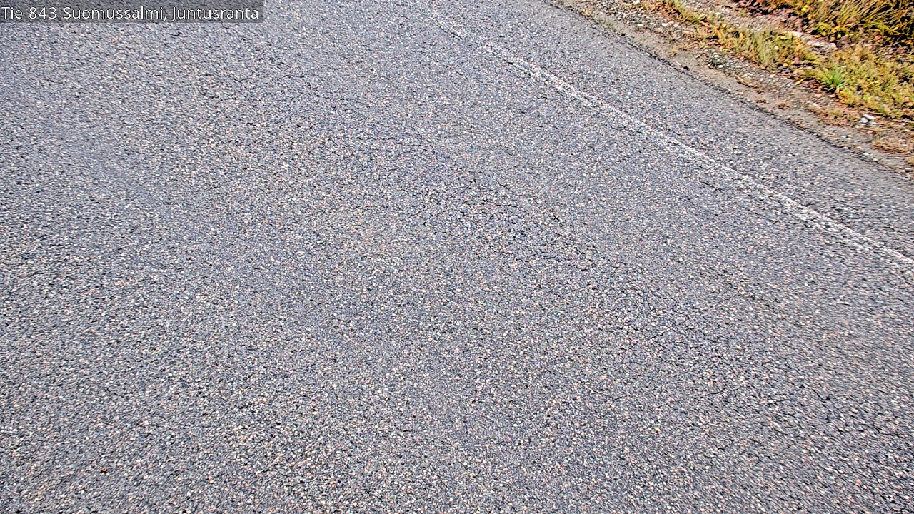 Weather Camera Image Väg 843 Suomussalmi, Juntusranta, Suomussalmi, Kainuu