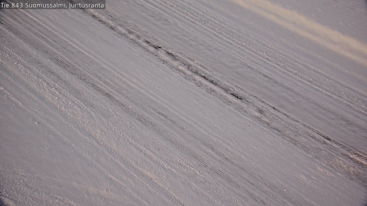 Kelikamerat Kuva Tie 843 Suomussalmi, Juntusranta, Suomussalmi, Kainuu
