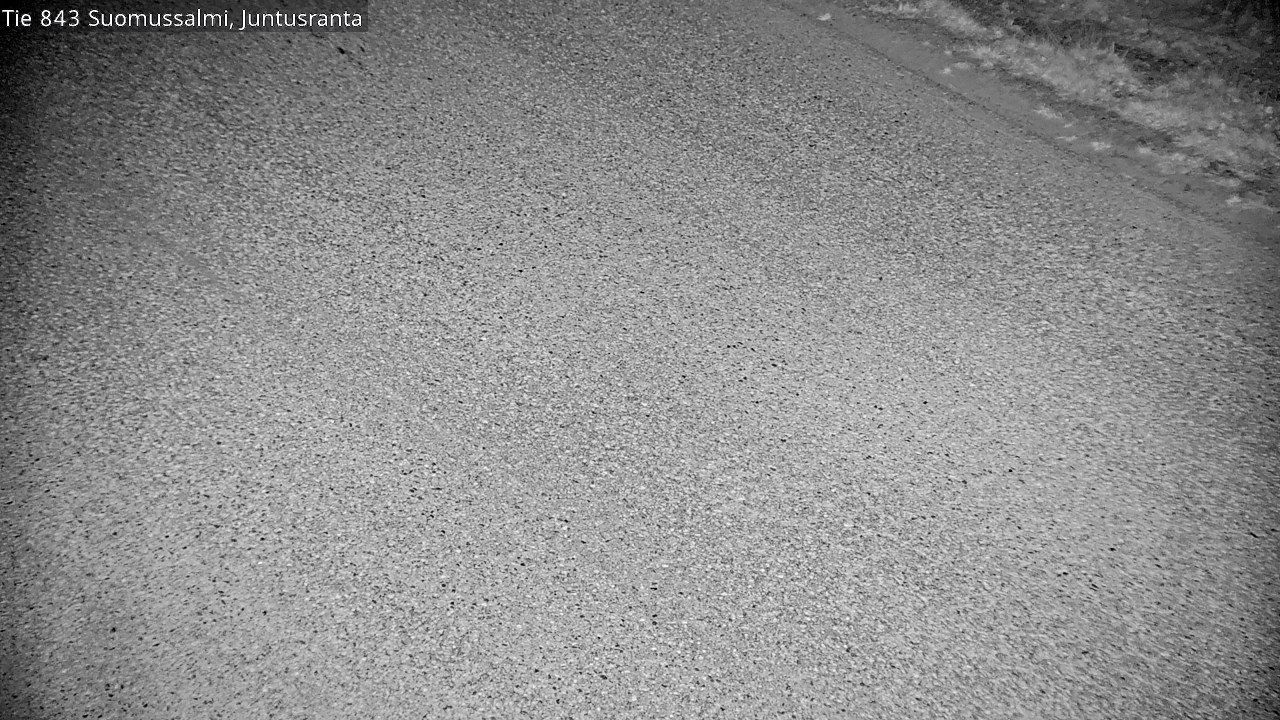 Weather Camera Image Väg 843 Suomussalmi, Juntusranta, Suomussalmi, Kainuu