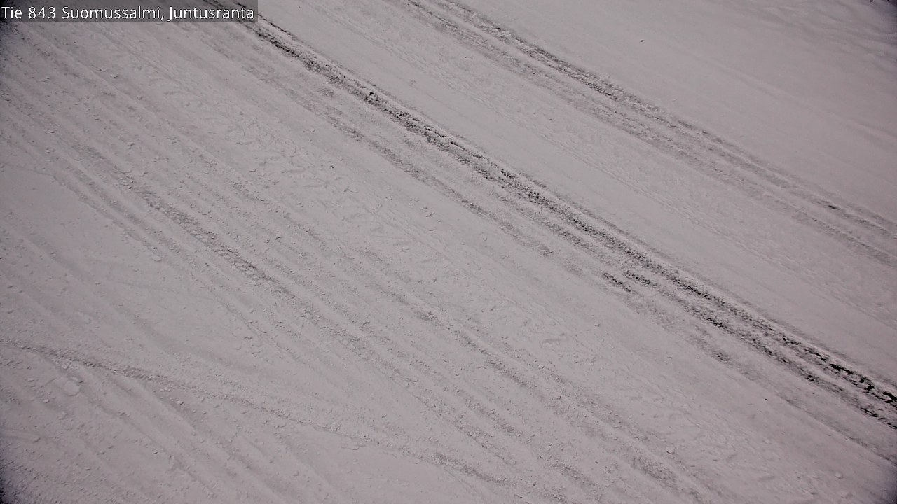Weather Camera Image Road 843 Suomussalmi, Juntusranta, Suomussalmi, Kainuu