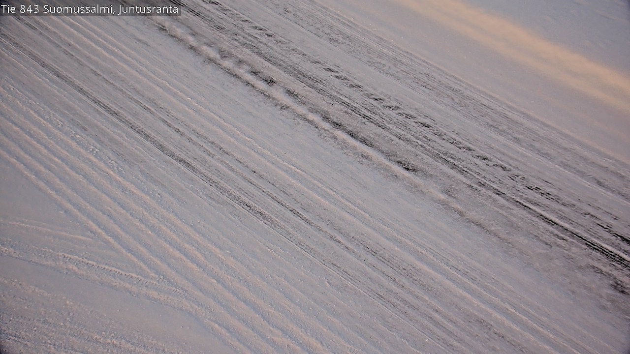Weather Camera Image Road 843 Suomussalmi, Juntusranta, Suomussalmi, Kainuu