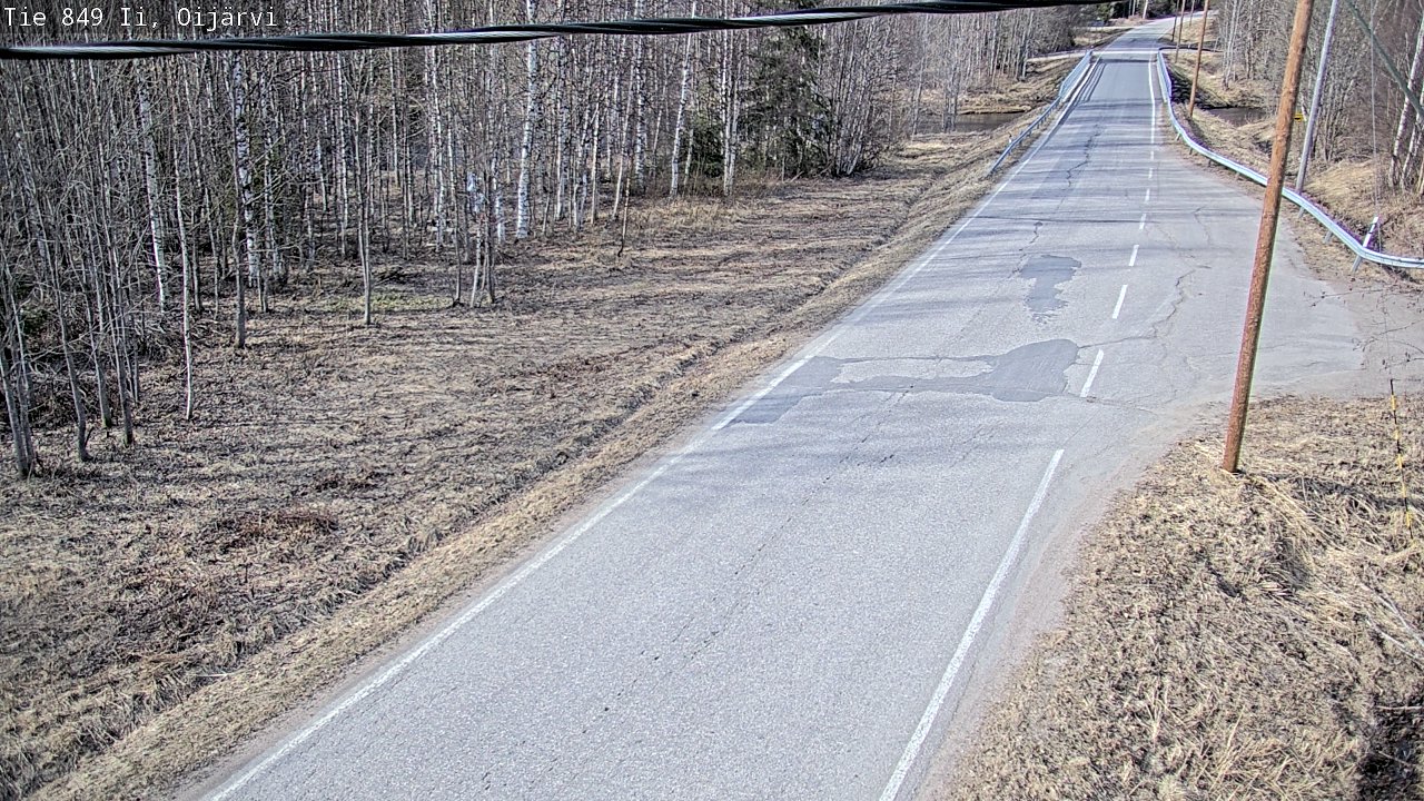 Weather Camera Image Road 849 Ii Oijärvi, Ii, Pohjois-Pohjanmaa
