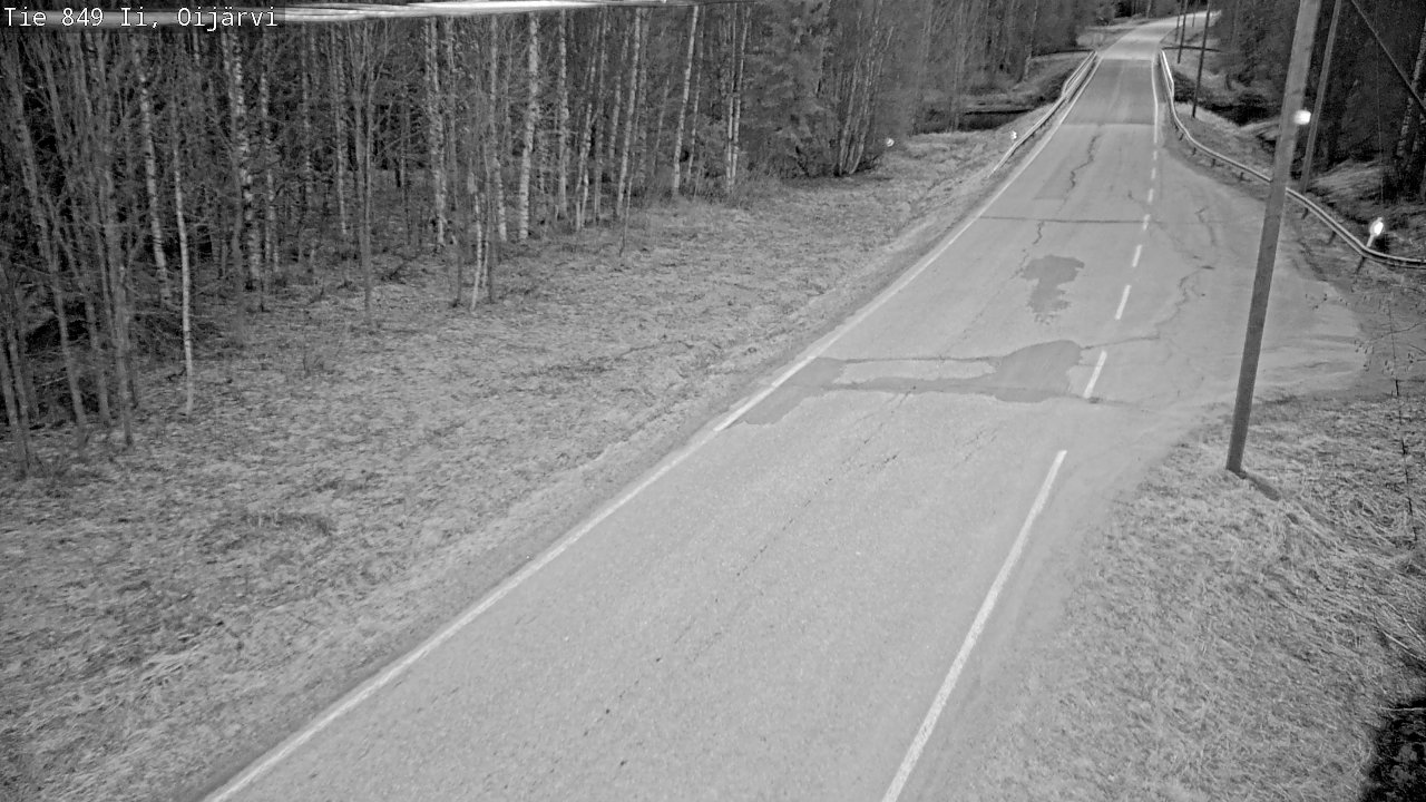 Weather Camera Image Road 849 Ii Oijärvi, Ii, Pohjois-Pohjanmaa