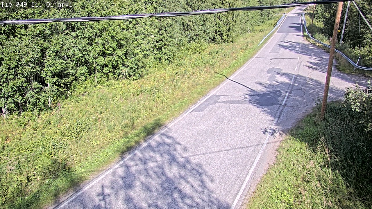 Weather Camera Image Road 849 Ii Oijärvi, Ii, Pohjois-Pohjanmaa