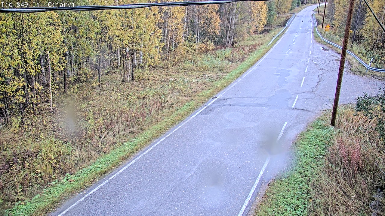 Weather Camera Image Road 849 Ii Oijärvi, Ii, Pohjois-Pohjanmaa