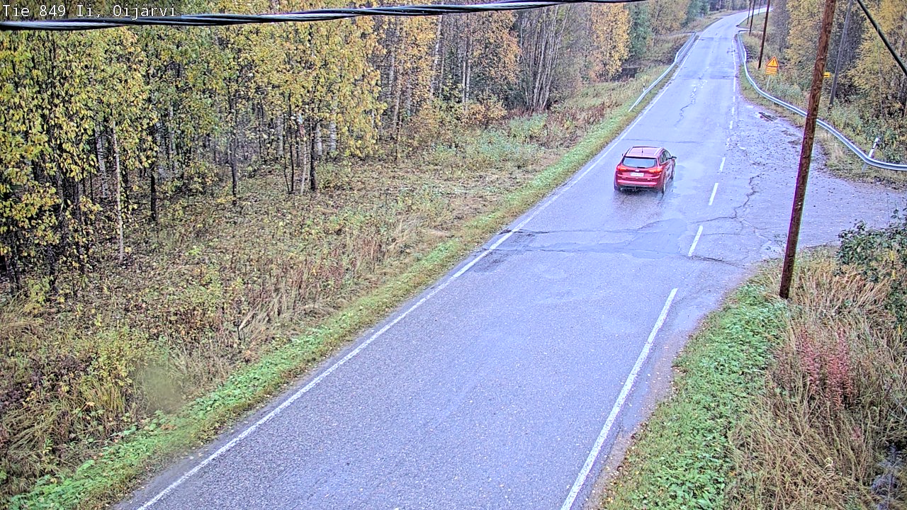 Weather Camera Image Road 849 Ii Oijärvi, Ii, Pohjois-Pohjanmaa