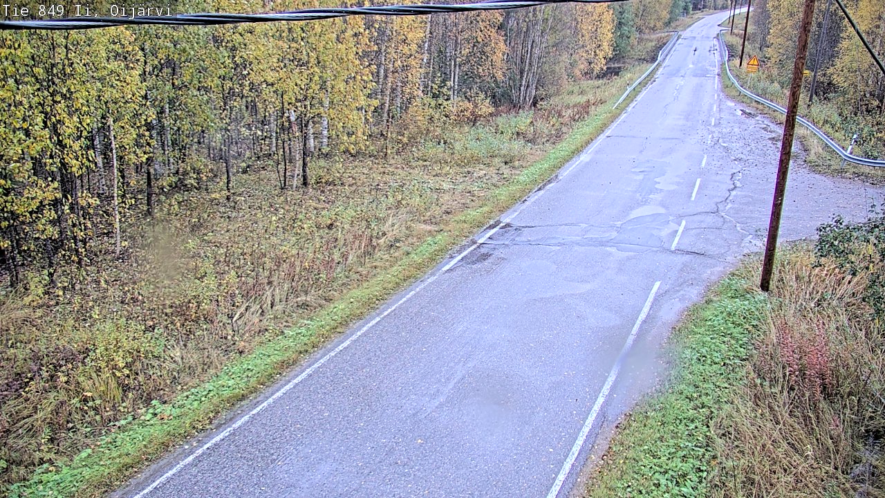 Weather Camera Image Road 849 Ii Oijärvi, Ii, Pohjois-Pohjanmaa
