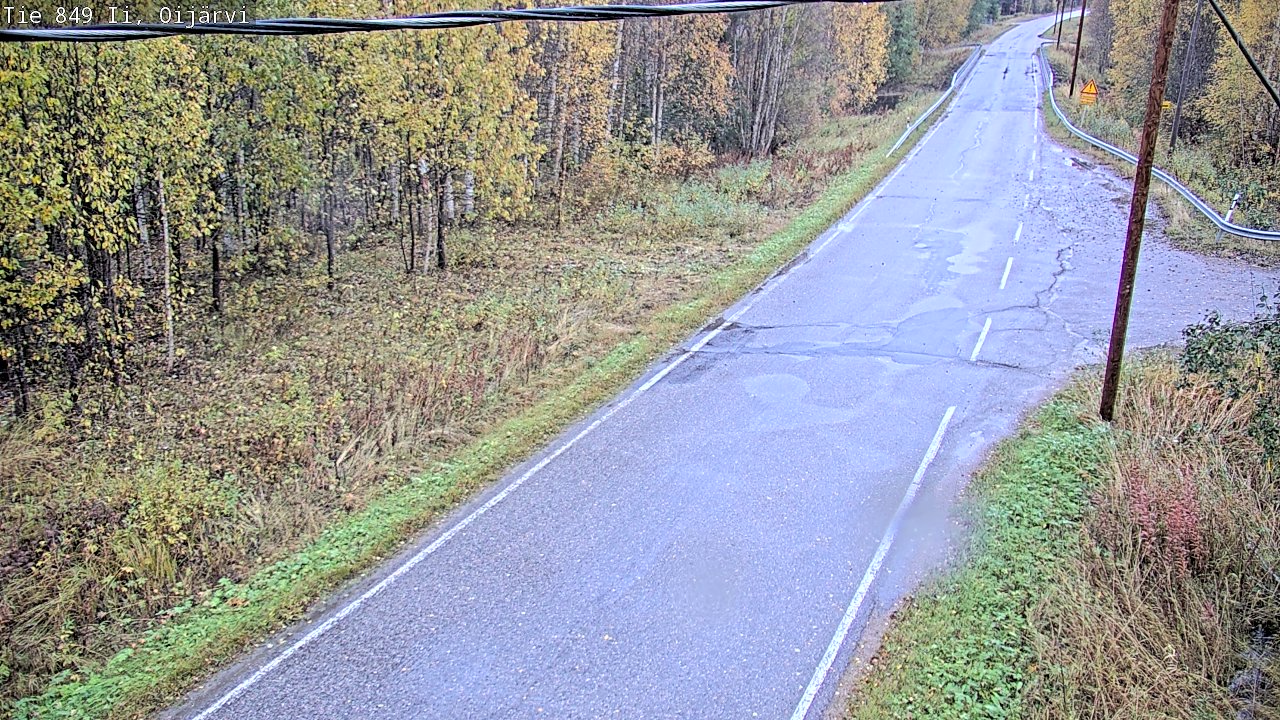 Weather Camera Image Road 849 Ii Oijärvi, Ii, Pohjois-Pohjanmaa