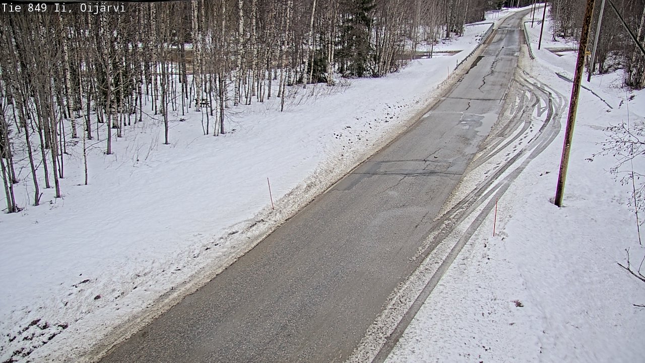 Weather Camera Image Road 849 Ii Oijärvi, Ii, Pohjois-Pohjanmaa