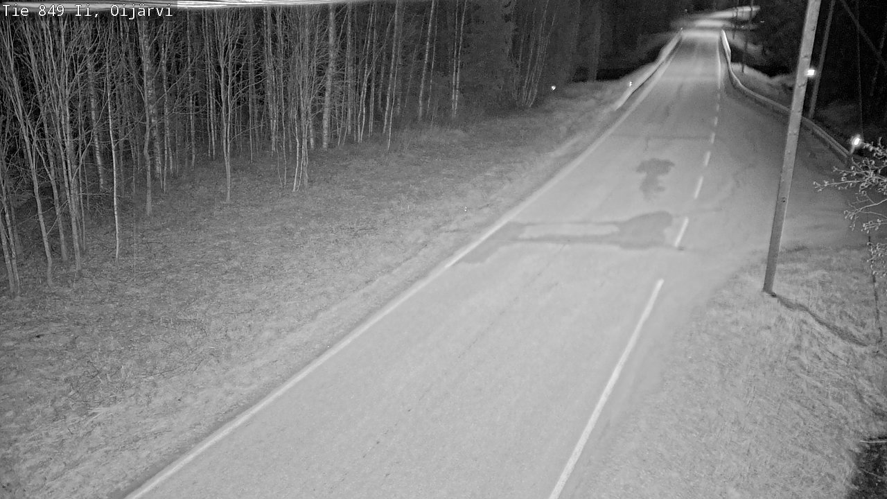 Weather Camera Image Road 849 Ii Oijärvi, Ii, Pohjois-Pohjanmaa