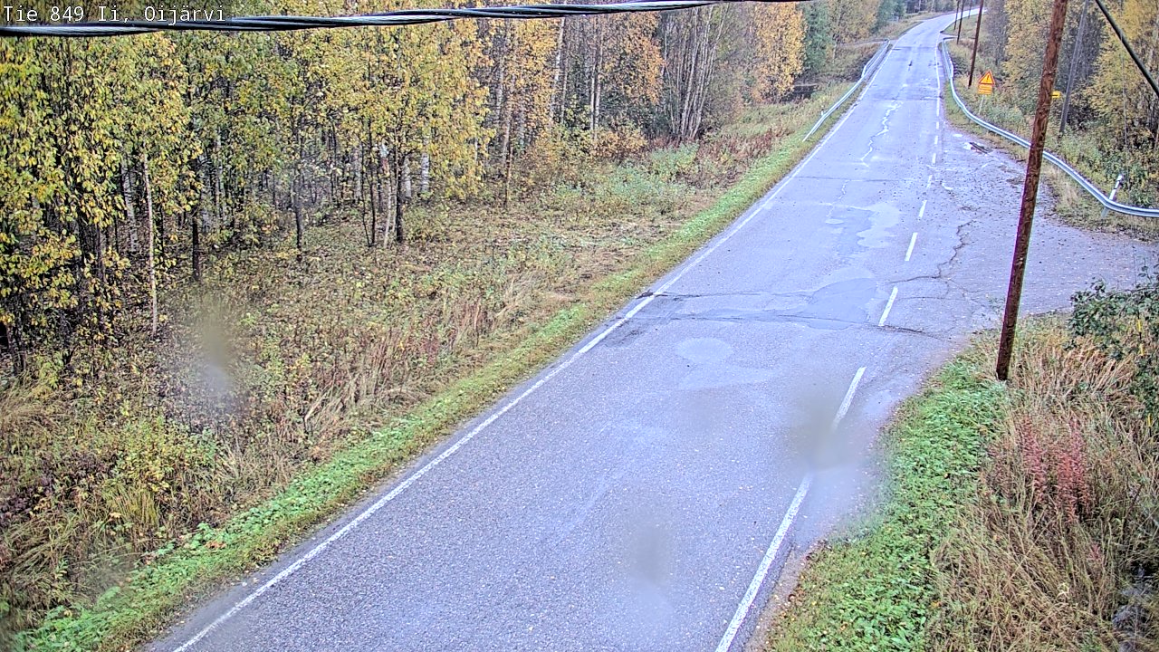 Weather Camera Image Road 849 Ii Oijärvi, Ii, Pohjois-Pohjanmaa