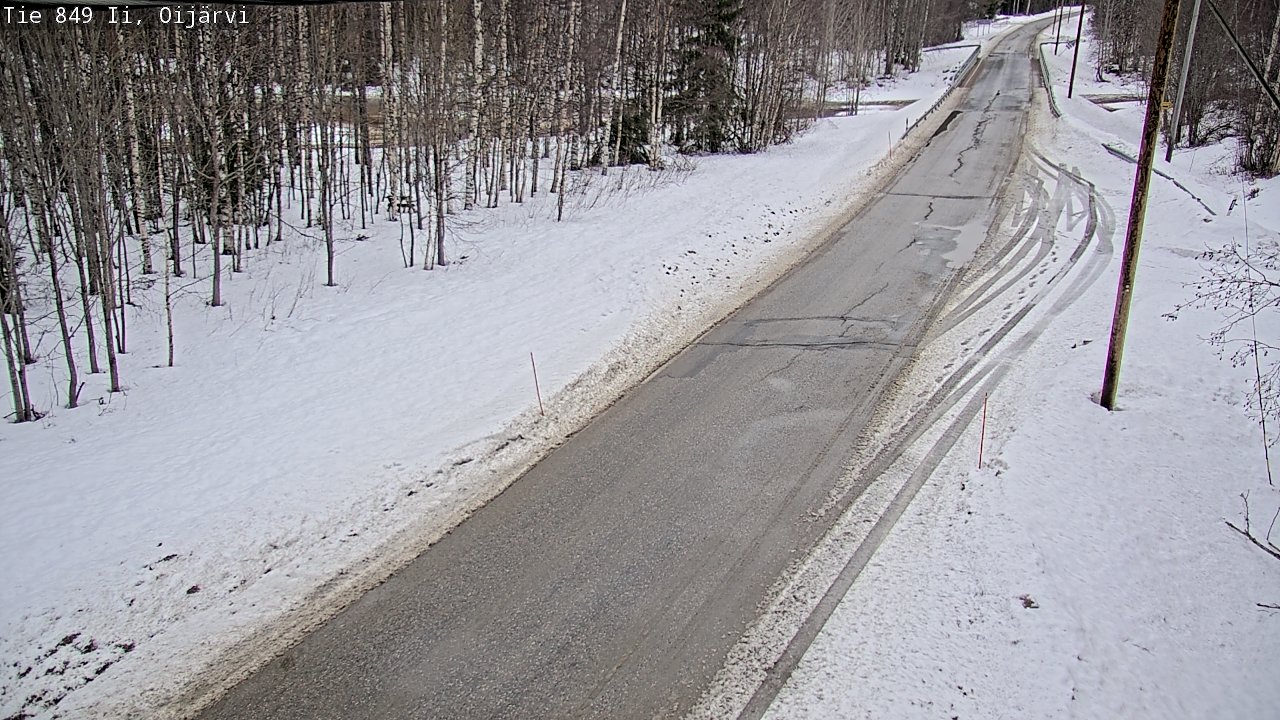 Weather Camera Image Road 849 Ii Oijärvi, Ii, Pohjois-Pohjanmaa