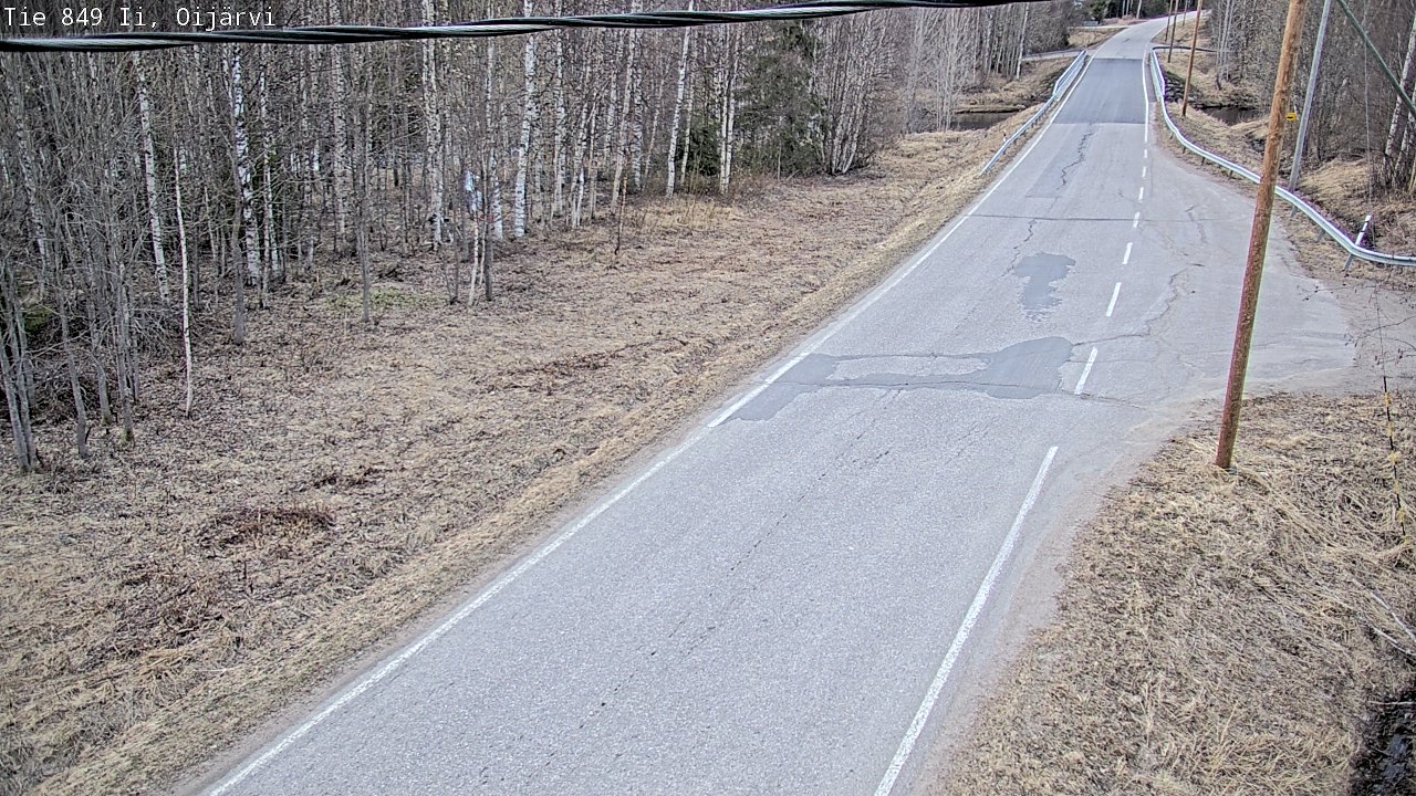 Weather Camera Image Road 849 Ii Oijärvi, Ii, Pohjois-Pohjanmaa