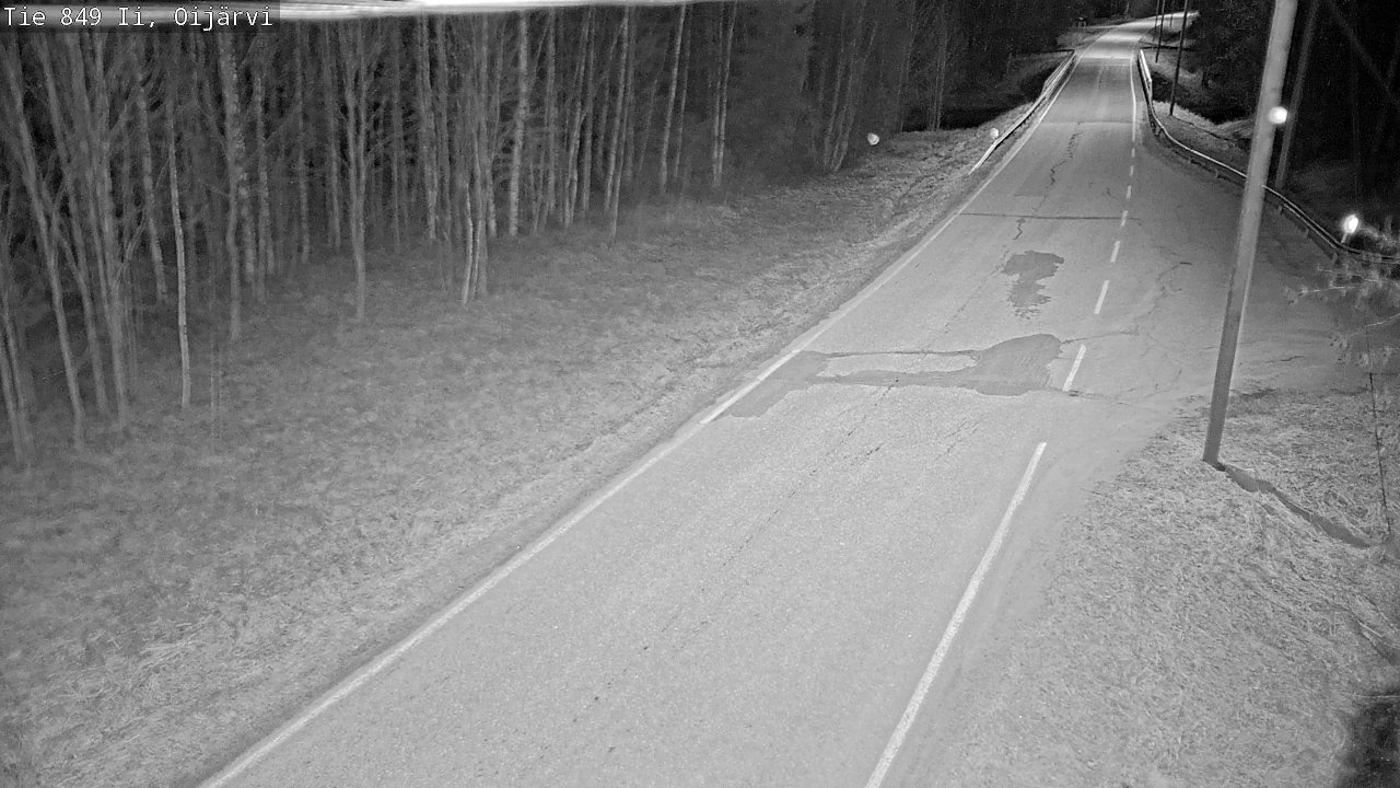 Weather Camera Image Road 849 Ii Oijärvi, Ii, Pohjois-Pohjanmaa