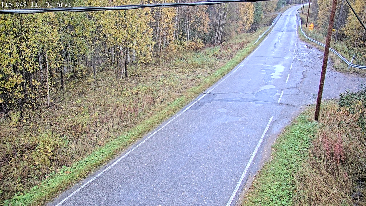 Weather Camera Image Road 849 Ii Oijärvi, Ii, Pohjois-Pohjanmaa