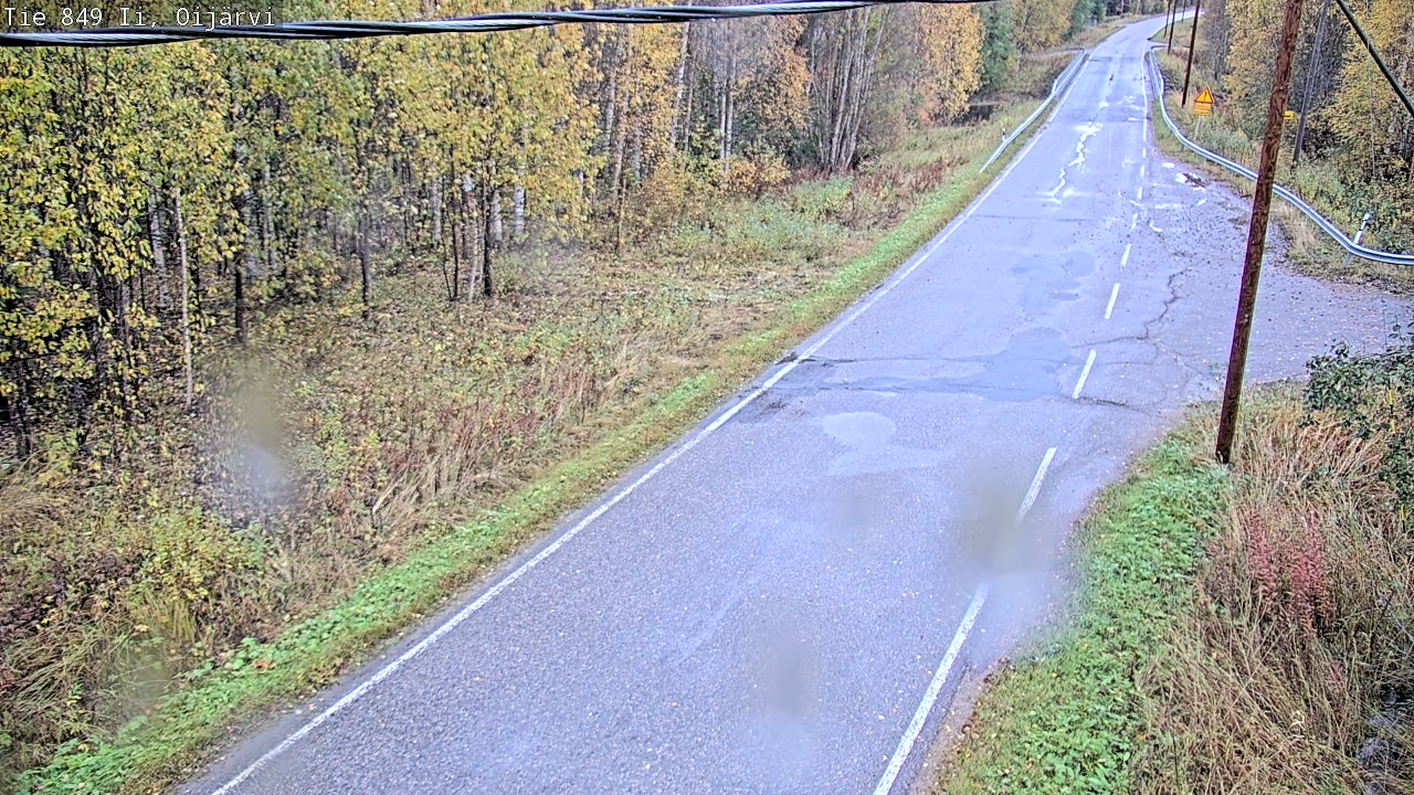 Weather Camera Image Road 849 Ii Oijärvi, Ii, Pohjois-Pohjanmaa