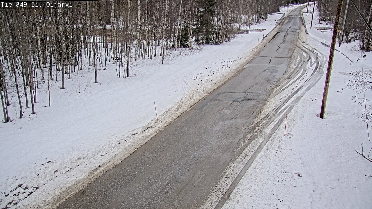 Weather Camera Image Road 849 Ii Oijärvi, Ii, Pohjois-Pohjanmaa