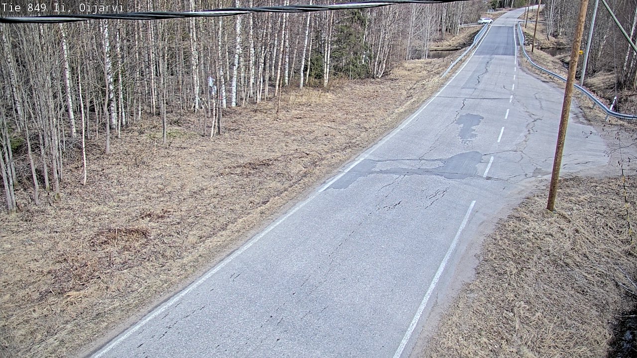 Weather Camera Image Road 849 Ii Oijärvi, Ii, Pohjois-Pohjanmaa
