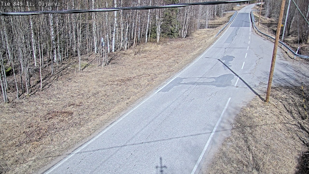 Weather Camera Image Road 849 Ii Oijärvi, Ii, Pohjois-Pohjanmaa