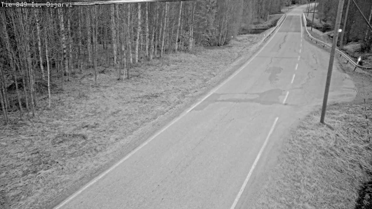 Weather Camera Image Road 849 Ii Oijärvi, Ii, Pohjois-Pohjanmaa