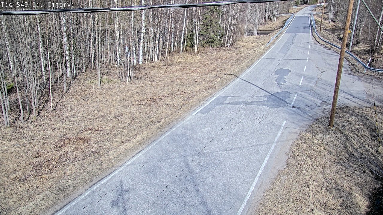 Weather Camera Image Road 849 Ii Oijärvi, Ii, Pohjois-Pohjanmaa