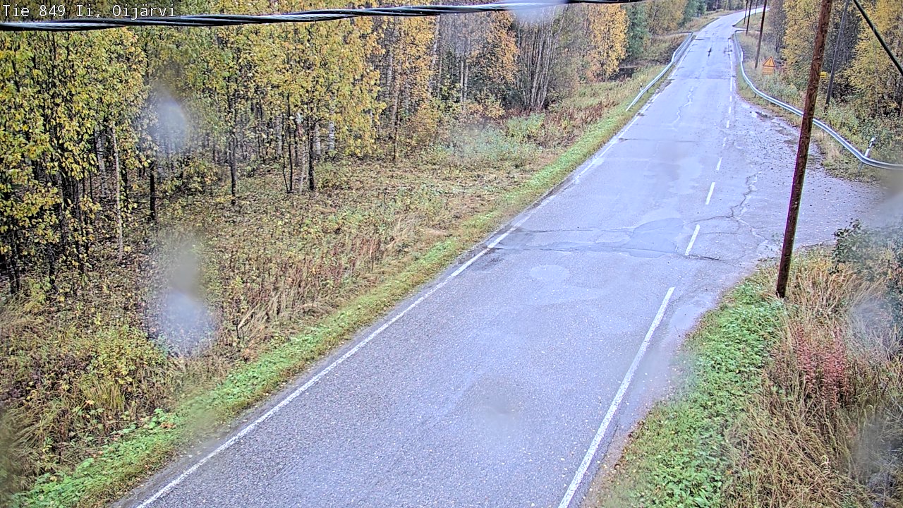 Weather Camera Image Road 849 Ii Oijärvi, Ii, Pohjois-Pohjanmaa
