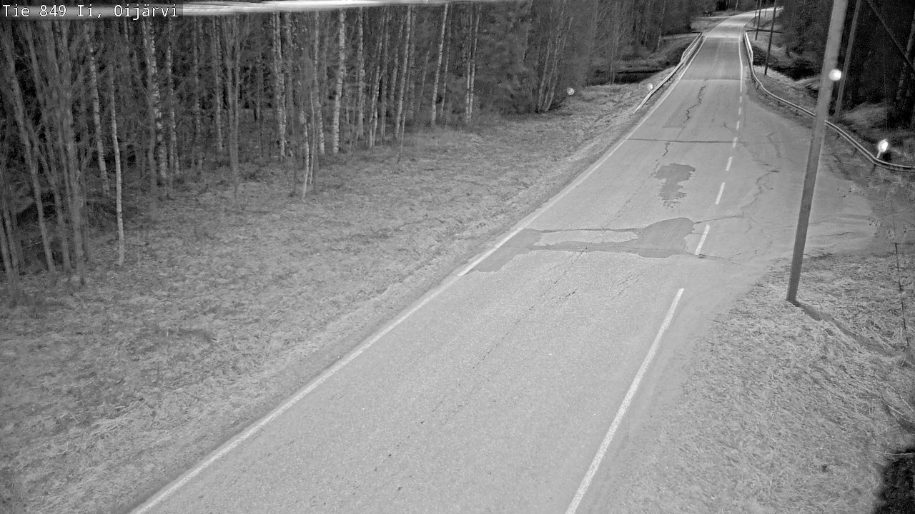 Weather Camera Image Road 849 Ii Oijärvi, Ii, Pohjois-Pohjanmaa
