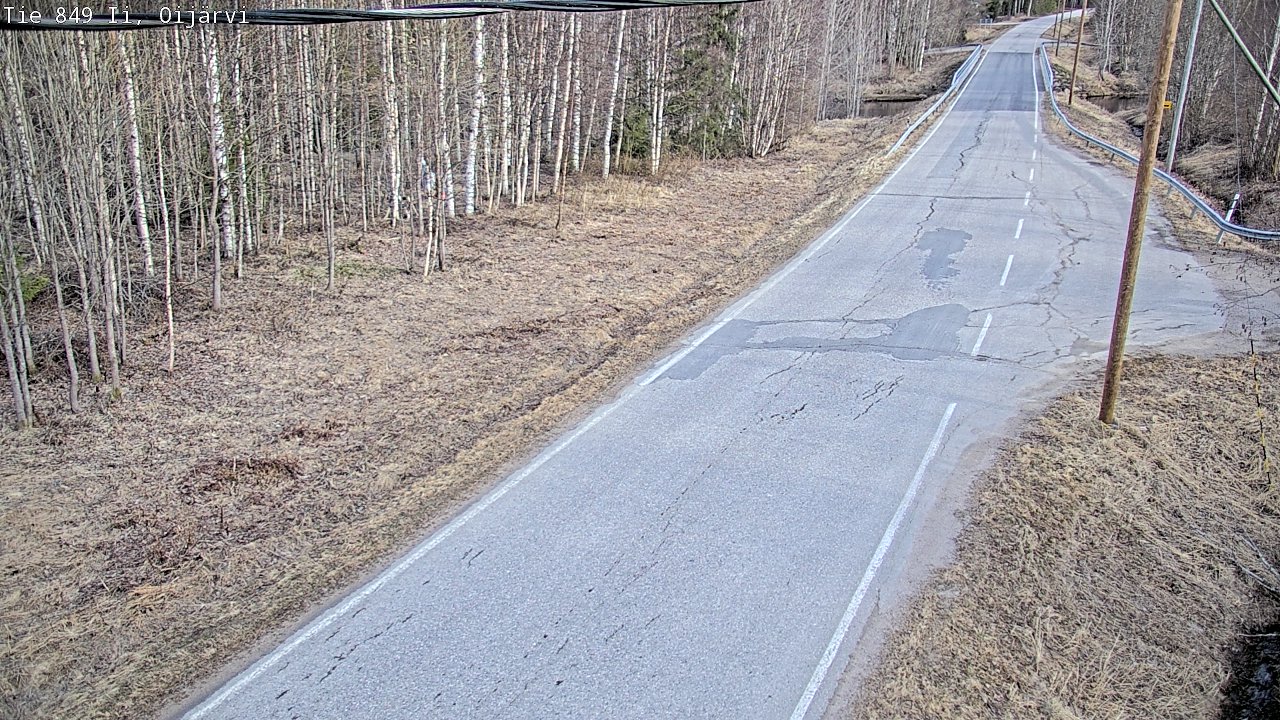 Weather Camera Image Road 849 Ii Oijärvi, Ii, Pohjois-Pohjanmaa