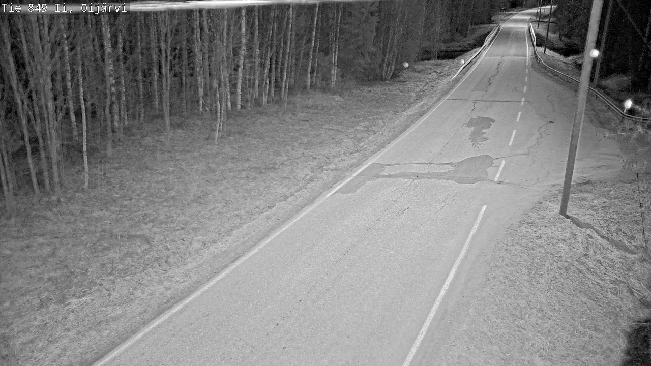 Weather Camera Image Road 849 Ii Oijärvi, Ii, Pohjois-Pohjanmaa
