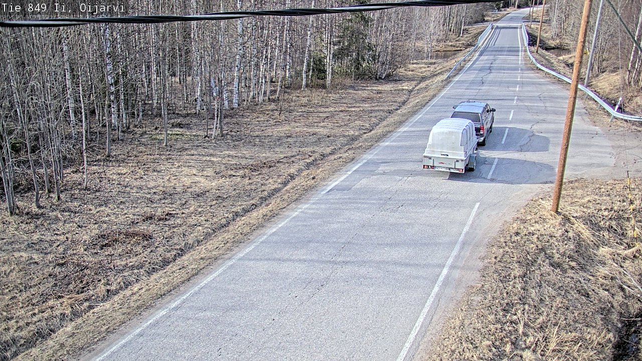 Weather Camera Image Road 849 Ii Oijärvi, Ii, Pohjois-Pohjanmaa