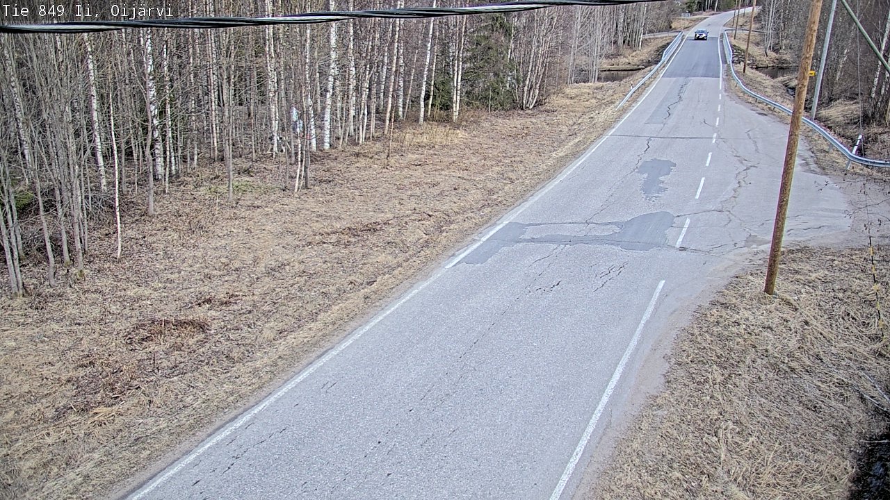 Weather Camera Image Road 849 Ii Oijärvi, Ii, Pohjois-Pohjanmaa