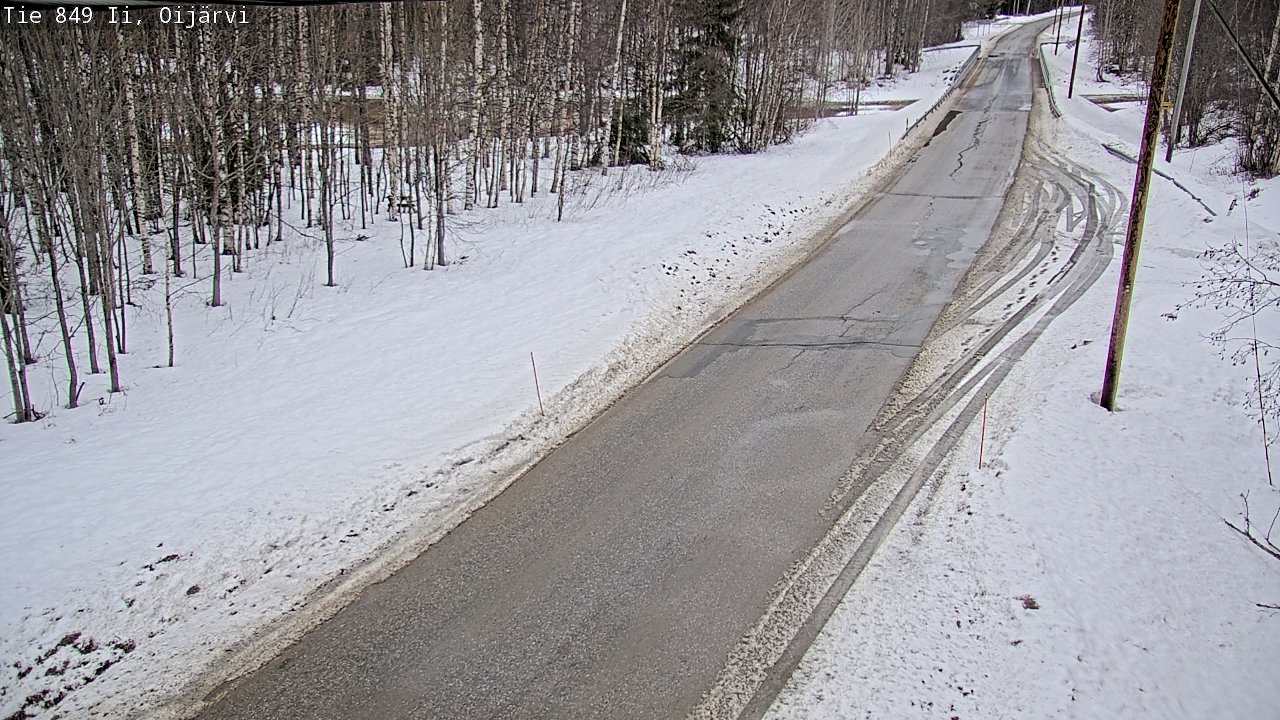 Weather Camera Image Road 849 Ii Oijärvi, Ii, Pohjois-Pohjanmaa