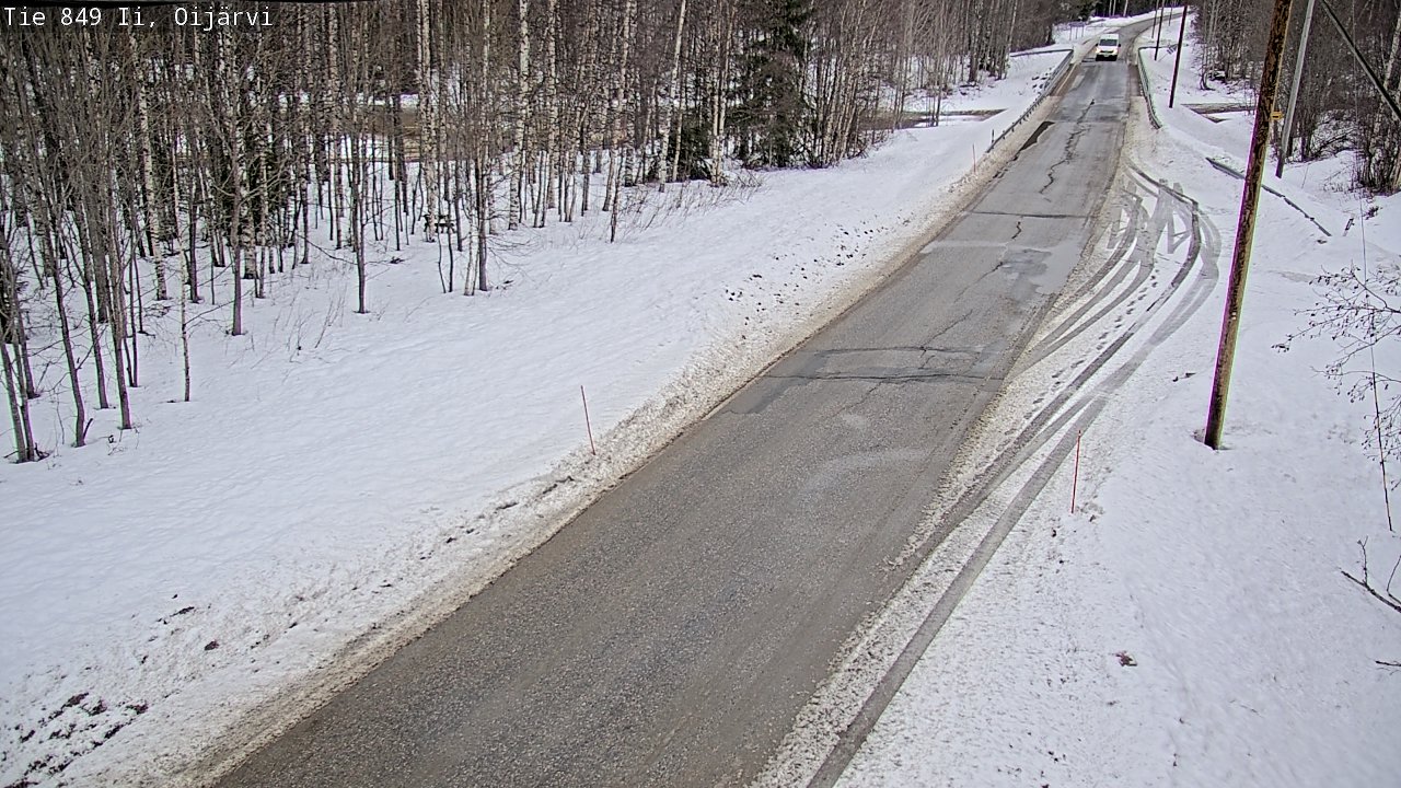 Weather Camera Image Road 849 Ii Oijärvi, Ii, Pohjois-Pohjanmaa