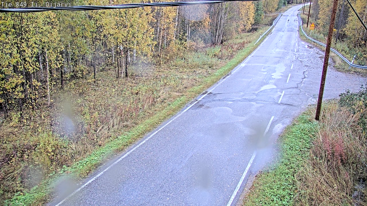Weather Camera Image Road 849 Ii Oijärvi, Ii, Pohjois-Pohjanmaa