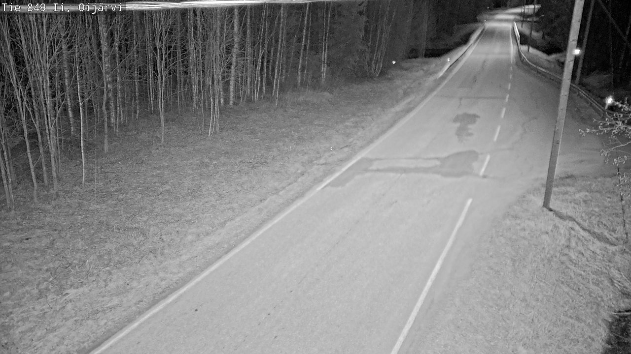 Weather Camera Image Road 849 Ii Oijärvi, Ii, Pohjois-Pohjanmaa