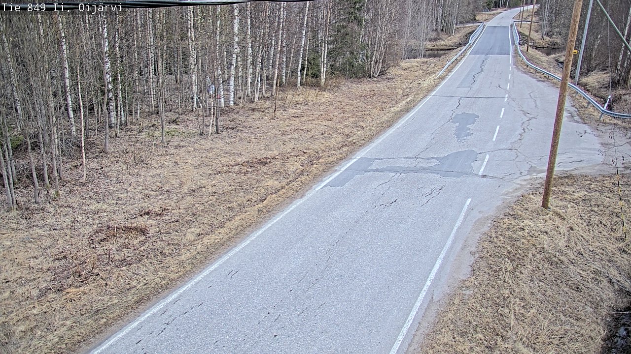 Weather Camera Image Road 849 Ii Oijärvi, Ii, Pohjois-Pohjanmaa