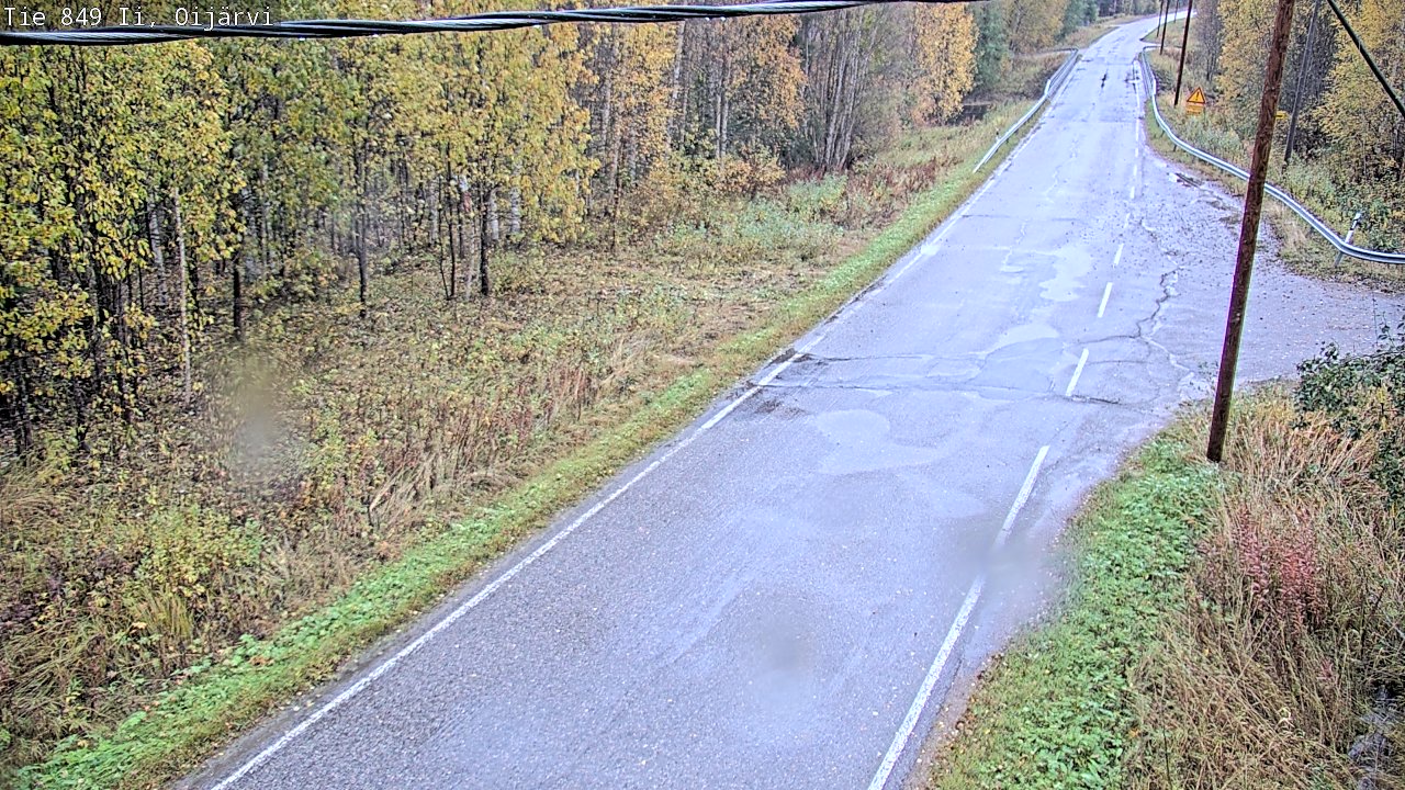 Weather Camera Image Road 849 Ii Oijärvi, Ii, Pohjois-Pohjanmaa