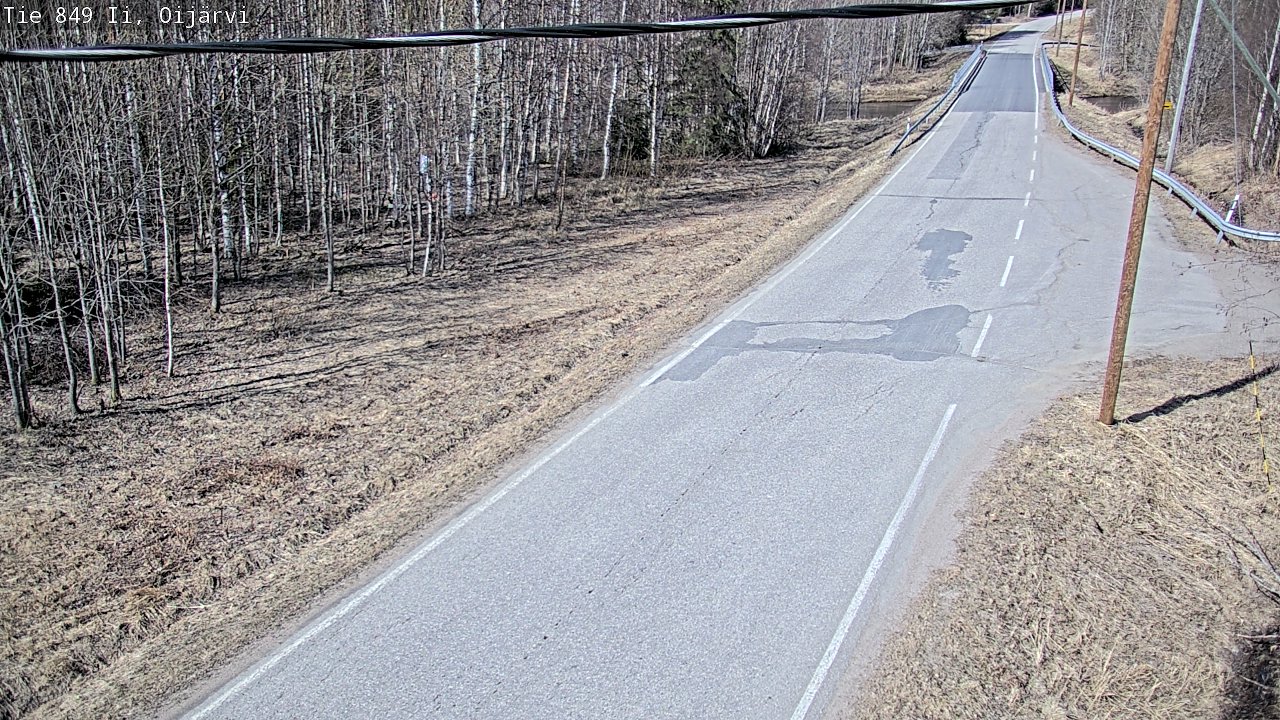 Weather Camera Image Road 849 Ii Oijärvi, Ii, Pohjois-Pohjanmaa
