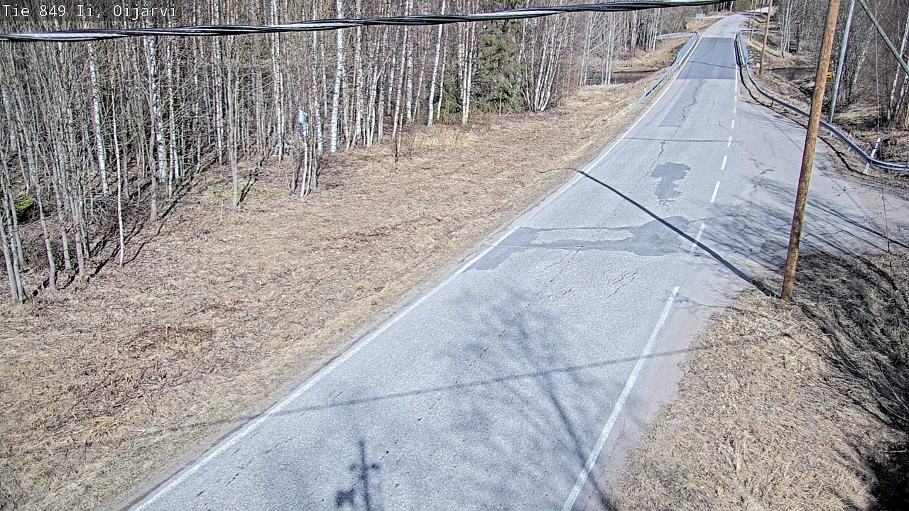 Weather Camera Image Road 849 Ii Oijärvi, Ii, Pohjois-Pohjanmaa